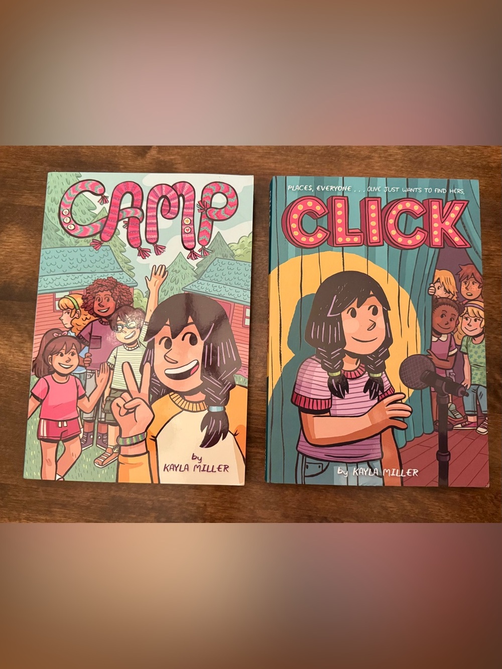 Kayla Miller Graphic Novel Pair - Colorful Youth Comics
Camp
Click